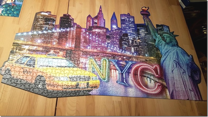 Silhouette Puzzle NYC Ravensburger 1158 Teile